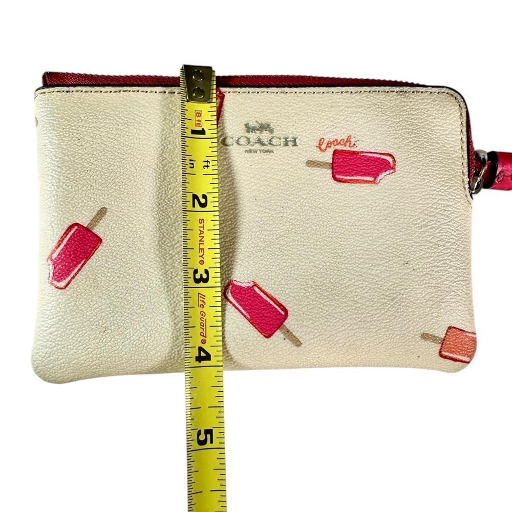 Coach Corner Zip Wristlet with Popsicle Print - Picture 7 of 7